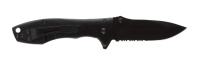 Купить Нож складной Stinger, 80 мм, (чёрный), материал рукояти: сталь/алюминий (чёрный) арт. FK-721BK