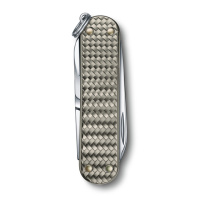 Купить Нож-брелок VICTORINOX Classic SD Precious Alox "Infinite Grey", 58 мм, 5 функций, серый арт. 0.6221.4031G