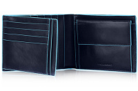 Купить Портмоне Piquadro Blue Square, синее, 12,5х9,5х2,5 см арт. PU1240B2/BLU2
