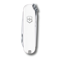 Купить Нож-брелок VICTORINOX Classic SD Colors "Falling Snow", 58 мм, 7 функций, белый арт. 0.6223.7G