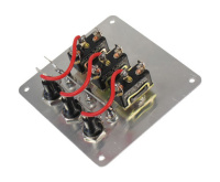 Купить Панель бортового питания 3 переключателя; предохранители арт. 10503