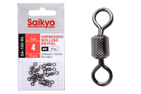 Купить Вертлюг Saikyo SA-102-04 - 10 шт (35кг) арт. SA-102-04