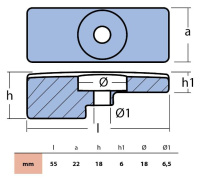 Купить Анод алюминиевый Suzuki арт. 01212AL