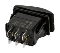 Купить Переключатель трехпозиционный ON-OFF-ON 12В/20А 6р (упаковка из 10 шт.) арт. 4620136057455_pkg_10