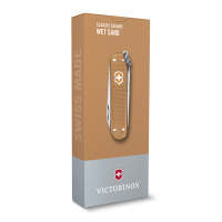 Купить Нож-брелок VICTORINOX Classic SD Alox Colors "Wet Sand", 58 мм, 5 функций, песочный арт. 0.6221.255G
