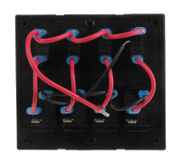 Купить Панель бортового питания 4 переключателя; предохранители арт. AES1214314