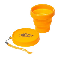 Купить Tramp Стакан силиконовый складной с крышкой, TRC-083-6050, оливковый арт. TRC-083