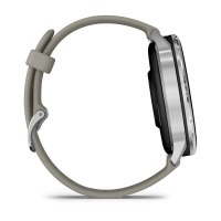 Купить GARMIN VENU 4 – 45 mm Silver with Silver Gray Silicone Band 010-03014-01 арт. 010-03014-01