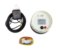 Купить GPS-спидометр электронный; черный циферблат; нержавеющий ободок; выносная антенна; д. 85 мм арт. JMV00261_KY08021