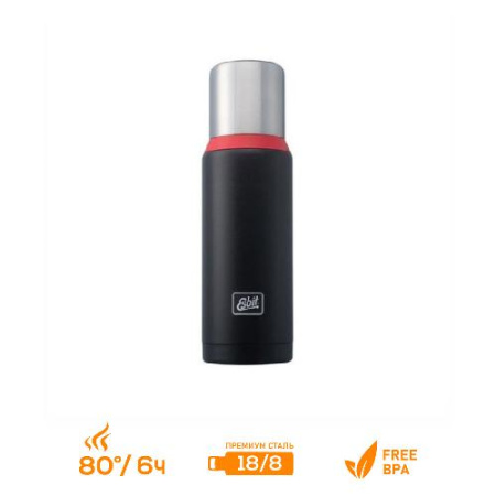 Купить Термос Esbit VF1000DW-BR, черно-красный, 1 л арт. VF1000DW-BR