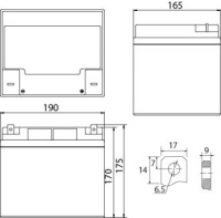 Купить АКБ Security Force 40Ач/12В арт. SF1240