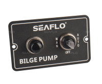 Купить Панель управления с предохранителем для осушительного насоса (ручной-выкл-авто) 12/24В, алюминий арт. SFSP-015-01