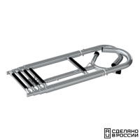 Купить Трап телескопический носовой, 5 черных ступени (ширина 275 мм.) арт. 040108BT