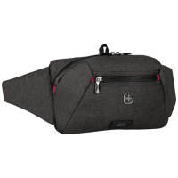 Купить Сумка WENGER MX для ношения через плечо или на поясе, серая, 100% полиэстер, 30х10х15 см, 3 л арт. 611644