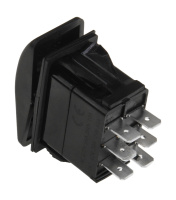 Купить Переключатель трехпозиционный (ON)-OFF-ON 12В/20А 6Р без фиксации 1 положения арт. AES111882PBM1