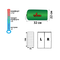 Купить Totem мешок спальный Ember L арт. TTS-003