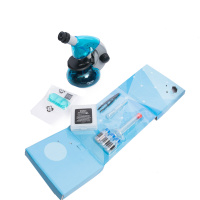 Купить Микроскоп Микромед Атом 40x-640x (лазурь) (уценка01) арт. 27388у01