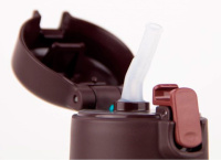 Купить Термос детский Thermos FJM-450 BW (0,45 литра) с трубочкой, коричневый арт. 561572