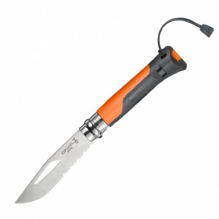 Купить Нож Opinel №8 Outdoor, оранжевый, блистер, 002141 арт. 002141