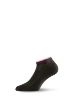 Купить Носки Lasting ARA 903 cotton+nylon, черный с розовой полоской, размер XS (ARA903XS) арт. ARA903XS