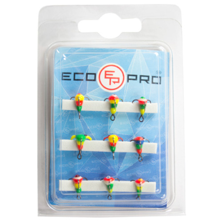 Купить Тройник-капля ECOPRO б/цеп.на крюч.Saikyo 210-306 All Color-14 (9шт.) арт. EPTS1130S14