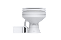 Купить Унитаз судовой керамический 12В (компакт) сиденье из дерева с эмалевым покрытием арт. SFMTE1-01