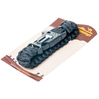 Купить Tramp браслет выживальщика (свисток, огниво/2 метра паракорда) (черный) арт. TRA-232