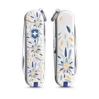 Купить Нож-брелок VICTORINOX Classic "Alpine Edelweiss", 58 мм, 7 функций арт. 0.6223.L2109