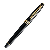 Купить Waterman Expert - Black GT, ручка-роллер, F, BL арт. S0951680