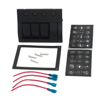 Купить Панель бортового питания 4 переключателя; автоматы арт. AES121435P4