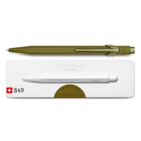Купить Caran d’Ache Office 849 Claim your style 3 - Moss Green, шариковая ручка, M арт. 849.566