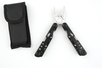 Купить Мультитул Stinger, 105x40 мм, 13 функций, сталь, чёрно-серебристый, в комплекте нейлоновый чехол арт. MT-S004B-1