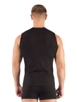 Купить Майка  мужская Achile/ кор. рукав/ синтетика/ черный/ S-M, Achile9090SM арт. Achile9090SM