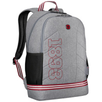 Купить Рюкзак WENGER Collegiate Quadma 16”, серый, 100% полиэстер, 33х17х43 см, 22 л арт. 611666