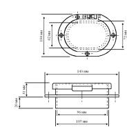 Купить Клюз палубный для каната и цепи арт. 66008_Kof