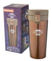 Купить Термокружка Biostal Crosstown (0,4 литра), шоколадная арт. NMT-400B