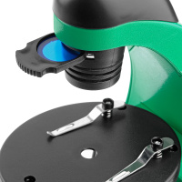 Купить Микроскоп школьный Эврика 40х-320х инвертированный (лайм) арт. 26397
