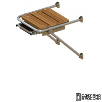 Купить Платформа кормовая с трапом 4 ступени черные арт. 040204BT