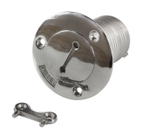 Купить Горловина заливная для дизтоплива 50 мм , нерж. сталь  с ключом арт. 66395_Kof