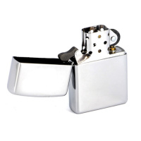 Купить Зажигалка ZIPPO Classic с покрытием High Polish Chrome, латунь/сталь, серебристая, 38x13x57 мм арт. 250