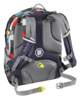 Купить Рюкзак Coocazoo Ray Day 24L Checkmate Blue Red серый/бирюзовый арт. 00139270