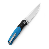 Купить Нож Bestech Swordfish сталь D2, рукоять G10 черно-синяя арт. BG03D