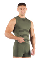 Купить Майка  мужская Achile/ кор. рукав/ синтетика/ зеленый/ L-XL, Achile6262LXL арт. Achile6262LXL