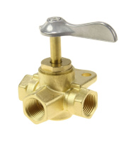 Купить Кран топливный 3-х позиционный латунный, 3/8 (упаковка из 10 шт.) арт. 2560713600_pkg_10