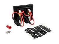 Купить Панель бортового питания 3 переключателя; разъем прикуривателя арт. C91339