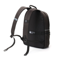 Купить Рюкзак TORBER GRAFFI, серый с карманом серого цвета, полиэстер, 44 x 31 x 18 см арт. T2671-GRE