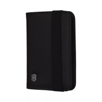 Купить Обложка для паспорта Victorinox Travel Accessories 5.0 Passport Holder, с RFID защитой, чёрная, 10x1 арт. 610606