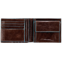 Купить Портмоне Piquadro Blue Square, коричневое, 12,5х9,5х2,5 см арт. PU1240B2/MO