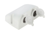 Купить Разъем прикуривателя двойной на приборную панель,б (упаковка из 10 шт.) арт. AS242PPW_pkg_10