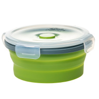 Купить Tramp Контейнер складной с крышкой-защелкой 800 мл, TRC-087, оливковый арт. TRC-087